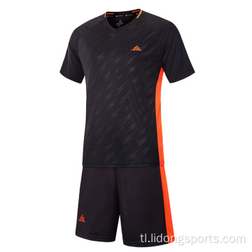 Pasadyang Mga Adult at Kids Soccer Set Soccer Uniform